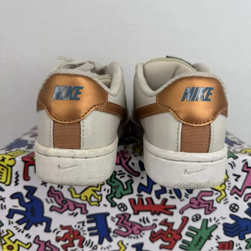 Nike Women’s‎ Court Royal 2 Bronze/White Leather CU9038-102 Size 7.5 W/Box